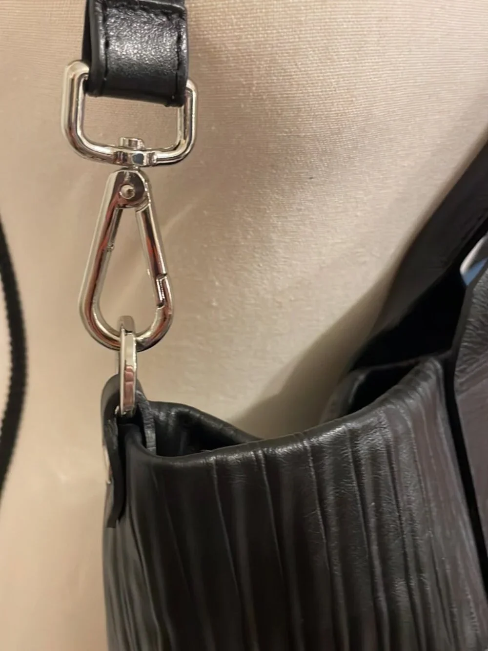 Laura DiMaggio, large satchel, imported, soft, genuine, leather, and dust bag